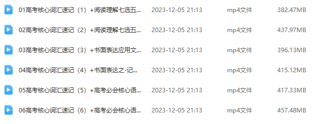 董宇輝高中英語課程視頻合集 全套網盤下載