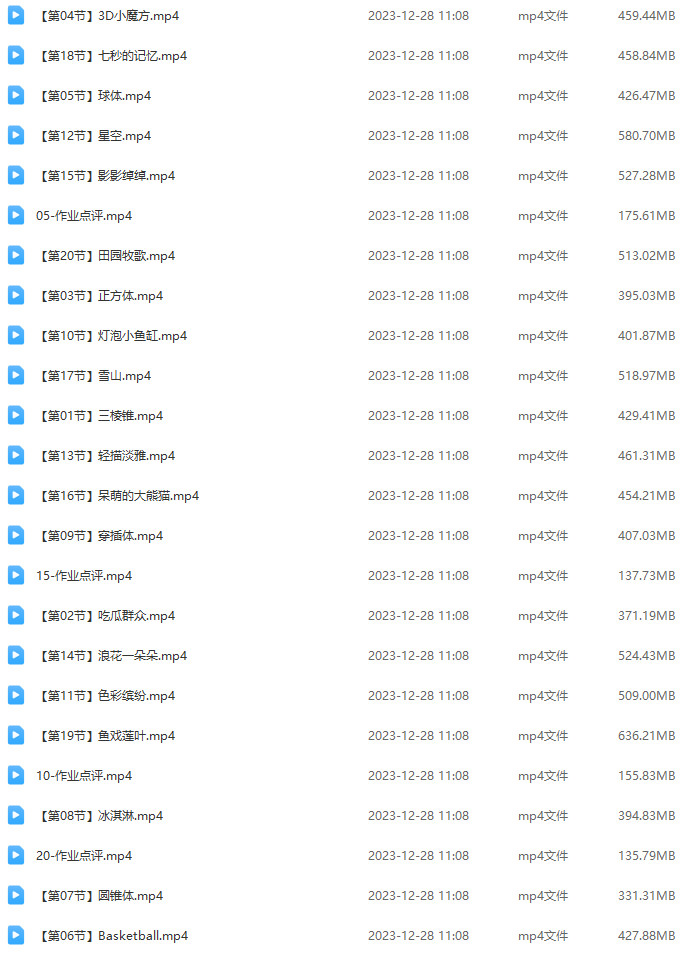 大鵬教育美術基礎課全集網盤下載 零基礎也能學畫畫