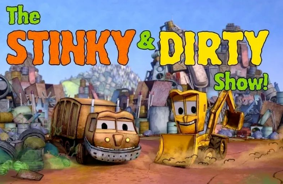 小車(chē)迷必備 亞馬遜原創(chuàng)動(dòng)畫(huà)片臭臭和臟臟《The stinky&dirty show》網(wǎng)盤(pán)下載