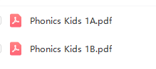 自然拼音棒棒英語Phonics Kids 1-6AB電子版網盤下載